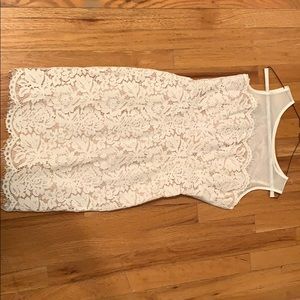 White lace dress